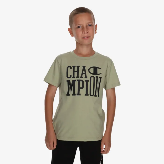 CHAMPION BOYS COLLEGE LOGO T-SHIRT