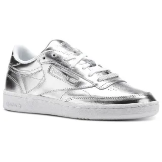 REEBOK CLUB C 85 S SHINE   SILVER/WHITE 