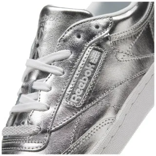 REEBOK CLUB C 85 S SHINE   SILVER/WHITE 