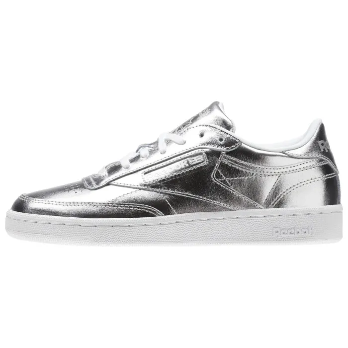 REEBOK CLUB C 85 S SHINE   SILVER/WHITE 