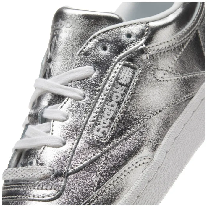 REEBOK CLUB C 85 S SHINE   SILVER/WHITE 