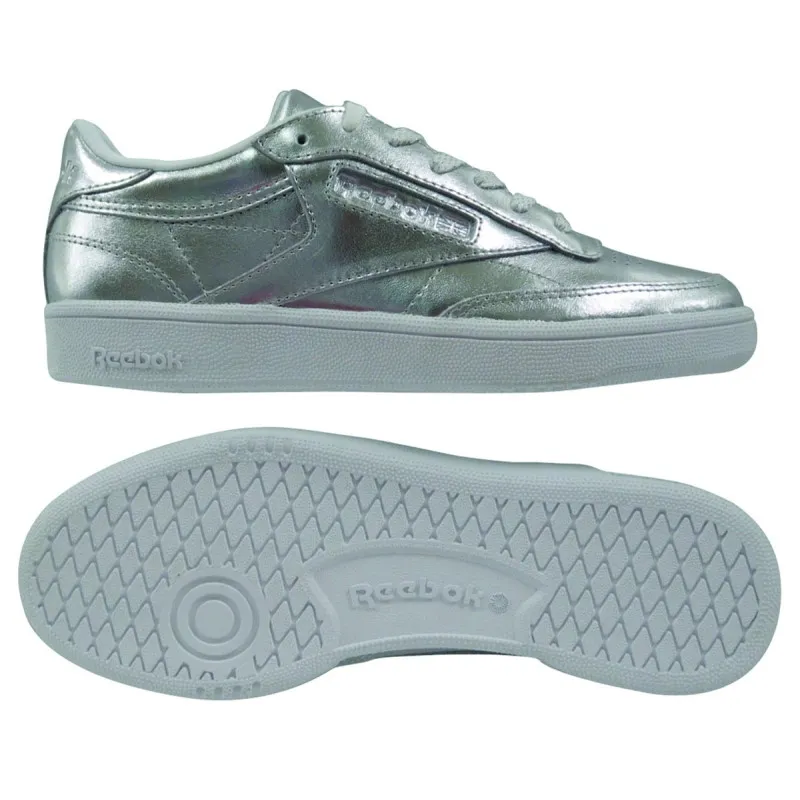 REEBOK CLUB C 85 S SHINE   SILVER/WHITE 