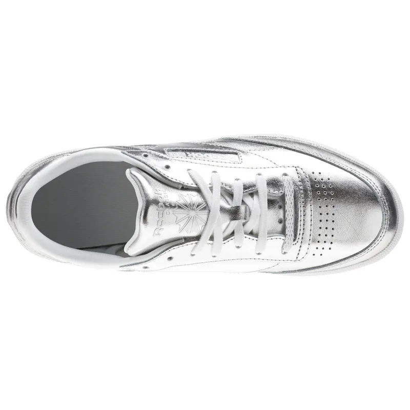 REEBOK CLUB C 85 S SHINE   SILVER/WHITE 