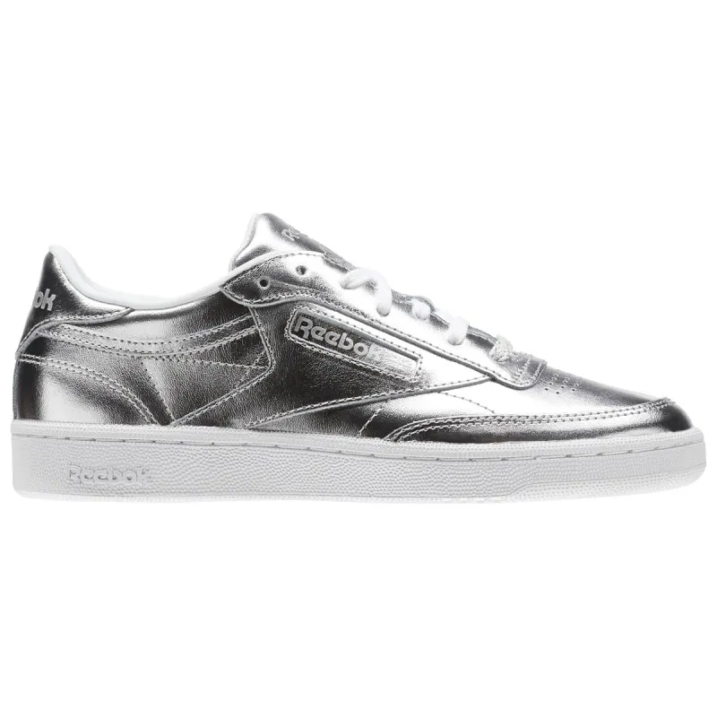 REEBOK CLUB C 85 S SHINE   SILVER/WHITE 