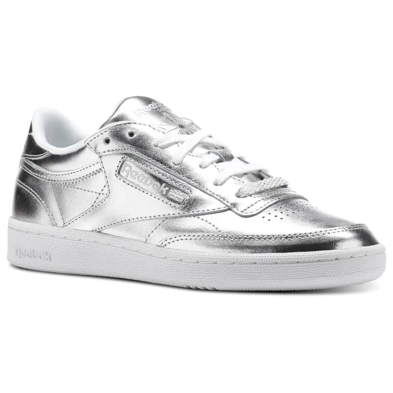 REEBOK CLUB C 85 S SHINE   SILVER/WHITE 