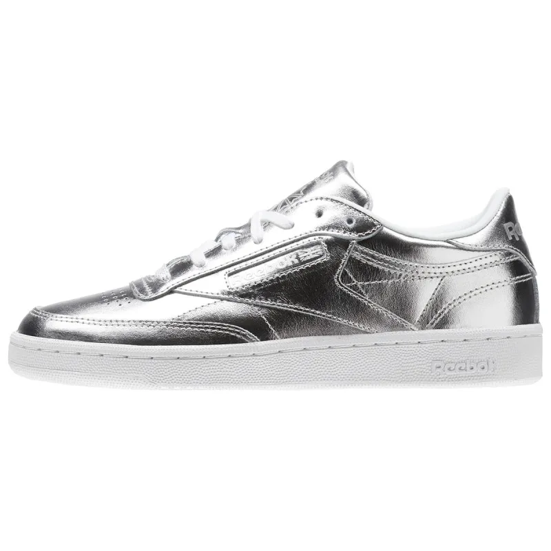 REEBOK CLUB C 85 S SHINE   SILVER/WHITE 