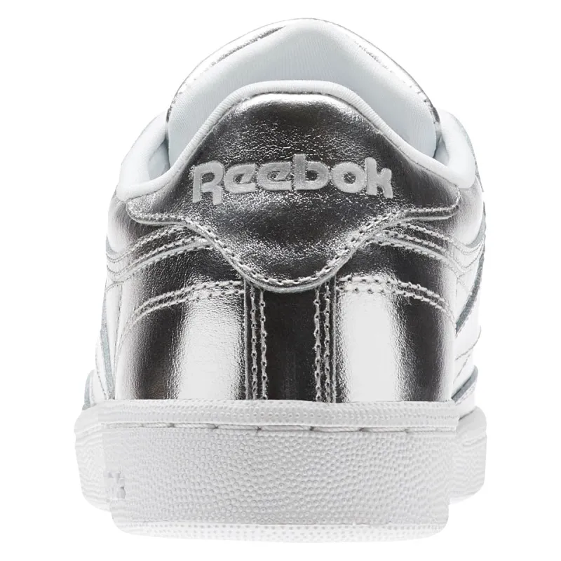 REEBOK CLUB C 85 S SHINE   SILVER/WHITE 