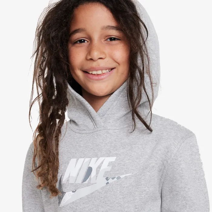 Nike K CLUB FLC HBR HOODIE SSNL GRX 