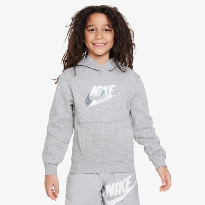 Nike K CLUB FLC HBR HOODIE SSNL GRX 