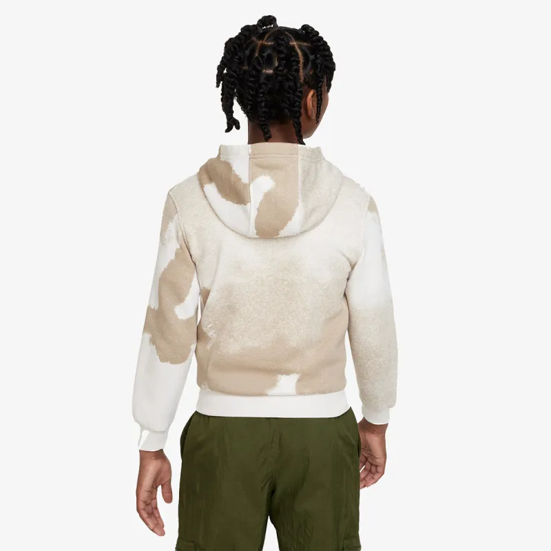 Nike K CLB FLC HBR PO HD WASH AOP