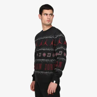 Nike M J ESS MMBR HLDY FLC CREW