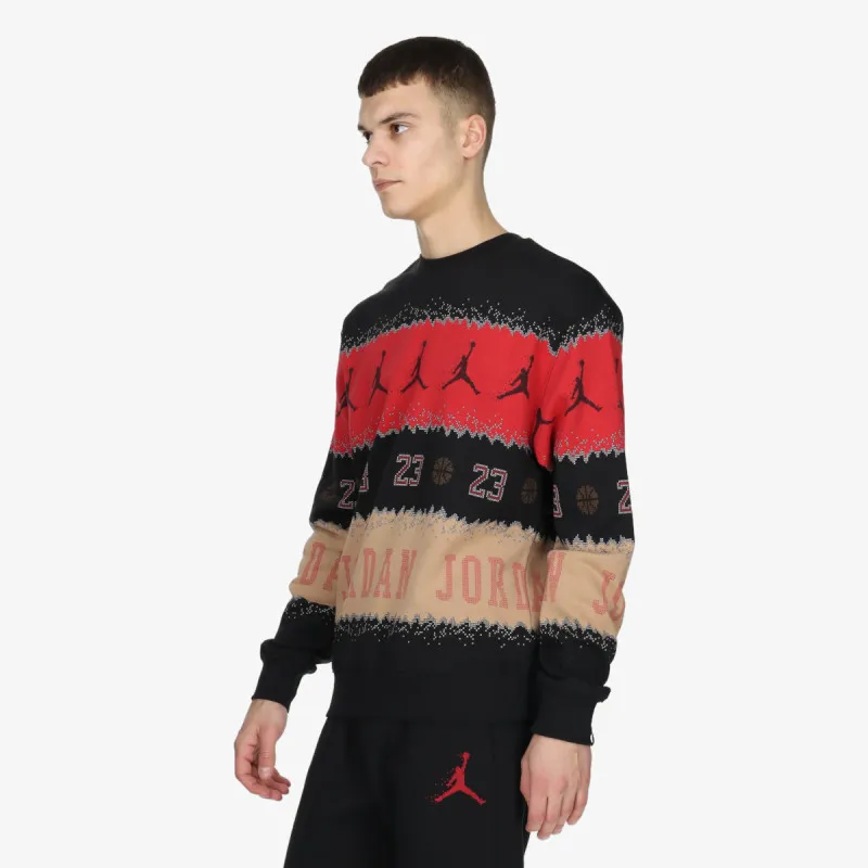 Nike M J ESS MMBR HLDY FLC CREW