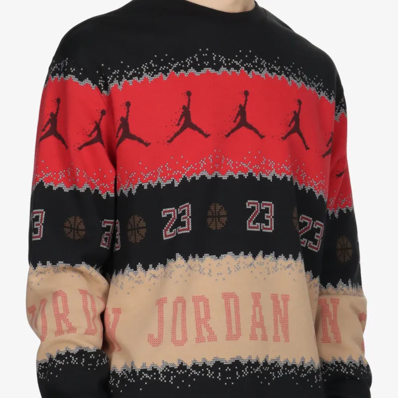 Nike M J ESS MMBR HLDY FLC CREW