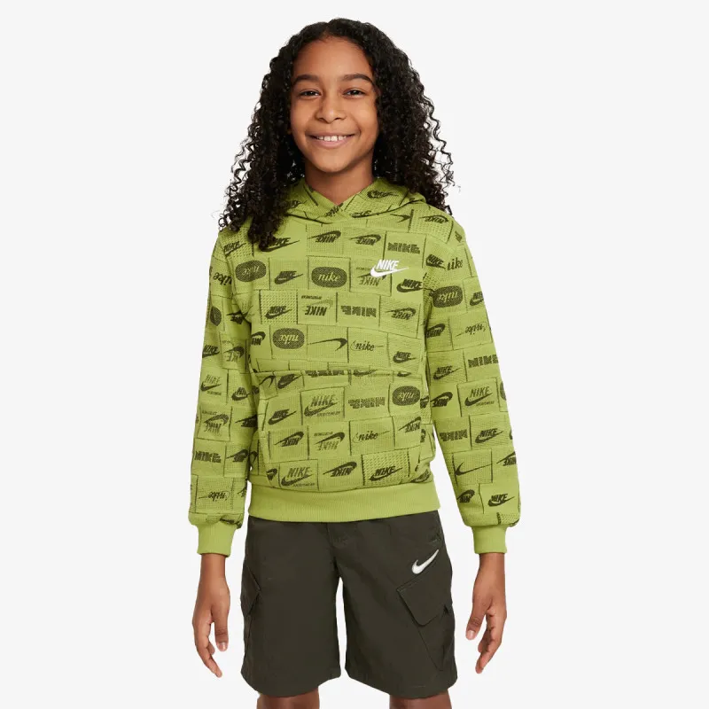 Nike K NSW CLUB FT HDY AOP