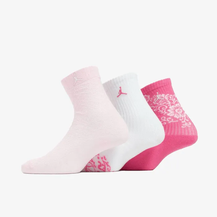 JORDAN JHG FLORAL LACE 3PK CREW 