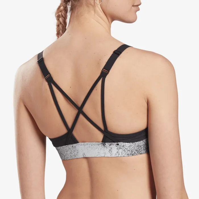 REEBOK Lux Strappy Bra- Perf AOP 