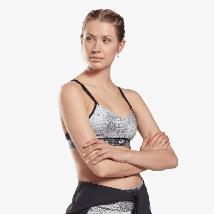 REEBOK Lux Strappy Bra- Perf AOP 