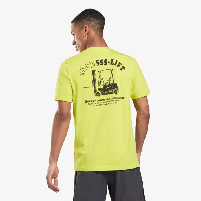 REEBOK WEIGHTLIFTING NOVELTY TEE 