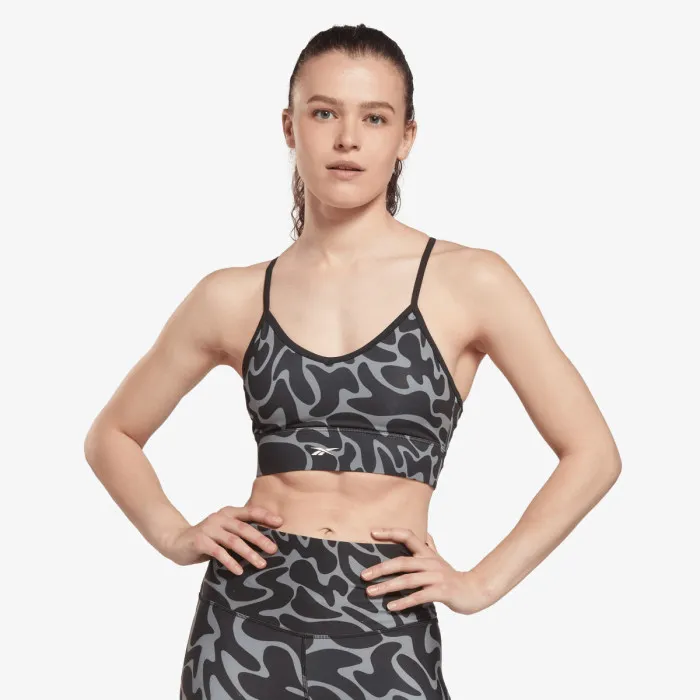 REEBOK WOR AOP TRI BACK BRA 
