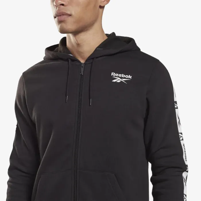 REEBOK Identity Tape Zip Up Hoodie 