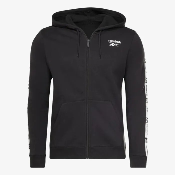 REEBOK Identity Tape Zip Up Hoodie 