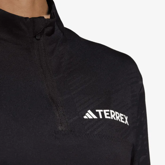 Tričko Terrex Multi Half-Zip Long Sleeve 