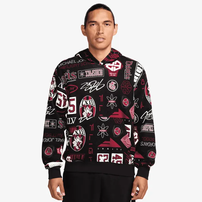 Nike M J ESS AOP FLC PO 