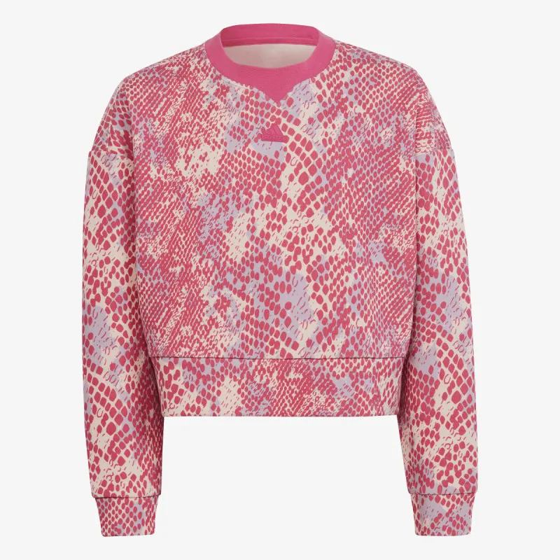 adidas Future Icons Allover Print Sweatshirt