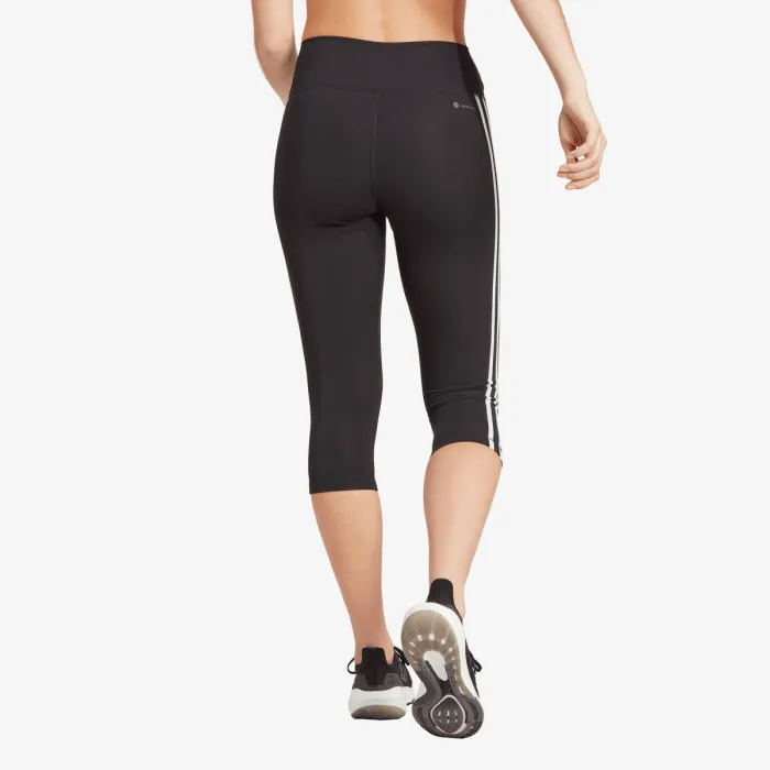 Legíny Train Essentials 3-Stripes High-Waisted 3/4 