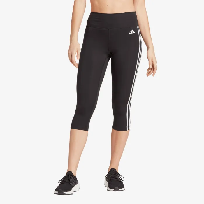 Legíny Train Essentials 3-Stripes High-Waisted 3/4 