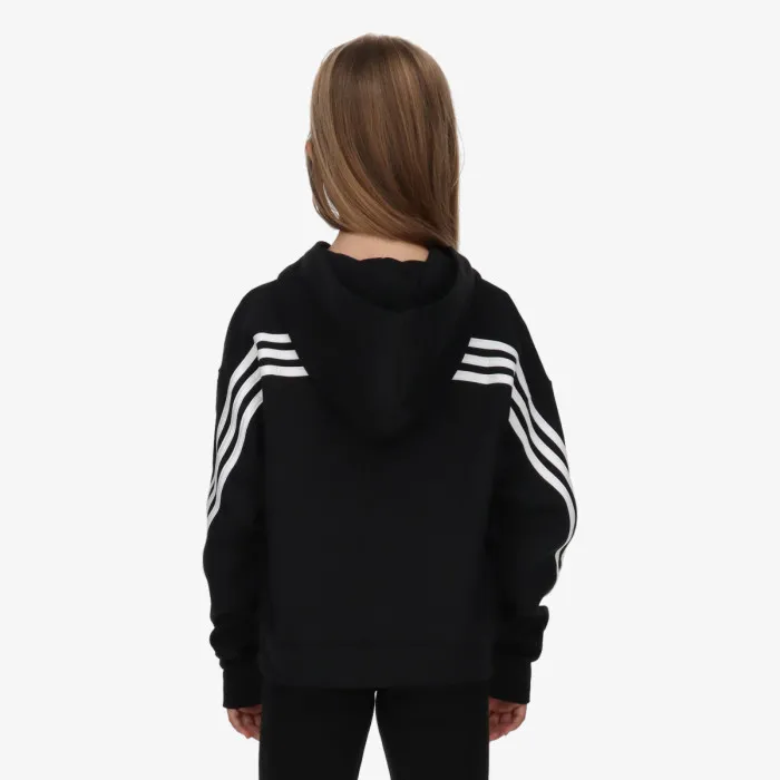 Mikina s kapucňou Future Icons 3-Stripes Full-Zip 