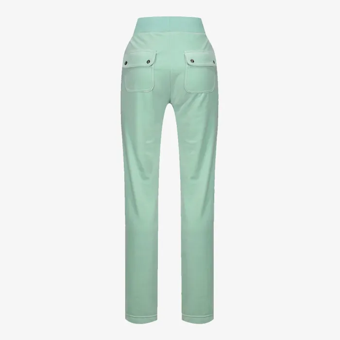 JUICY COUTURE STRAIGHT LEG TRACK PANT WITH POCKET 
