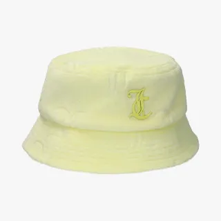 JUICY COUTURE ELEANNA MONOGRAM TOWELLING BUCKET HAT 