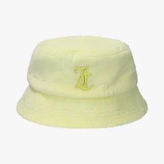 JUICY COUTURE ELEANNA MONOGRAM TOWELLING BUCKET HAT 