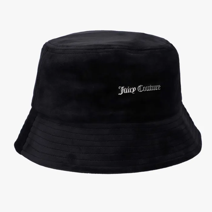 JUICY COUTURE ELLIE VELOUR BUCKET HAT 
