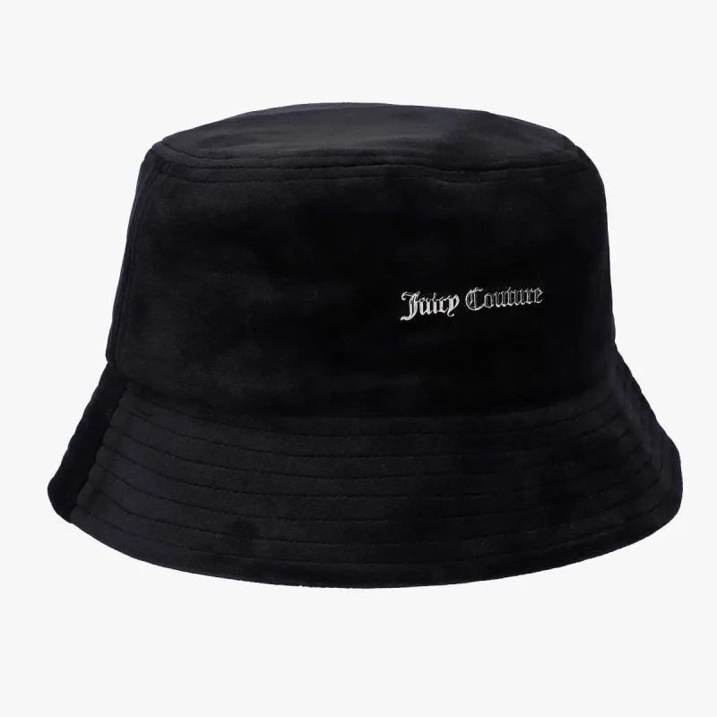JUICY COUTURE ELLIE VELOUR BUCKET HAT