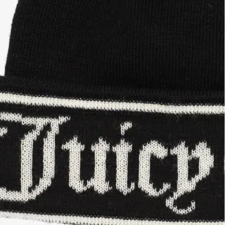 JUICY COUTURE INGRID FLAT KNIT BEANIE
