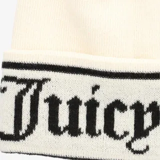 JUICY COUTURE INGRID FLAT KNIT BEANIE