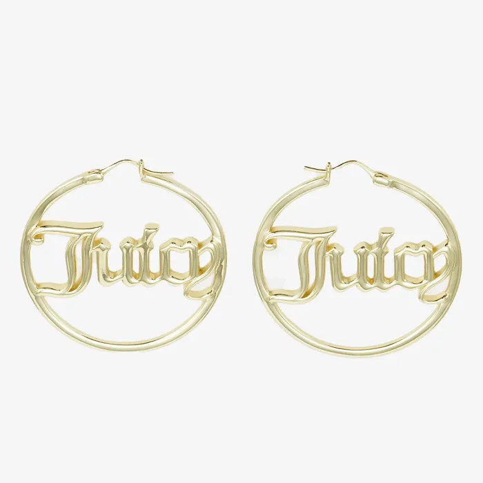 JUICY COUTURE HOOP EARRINGS 