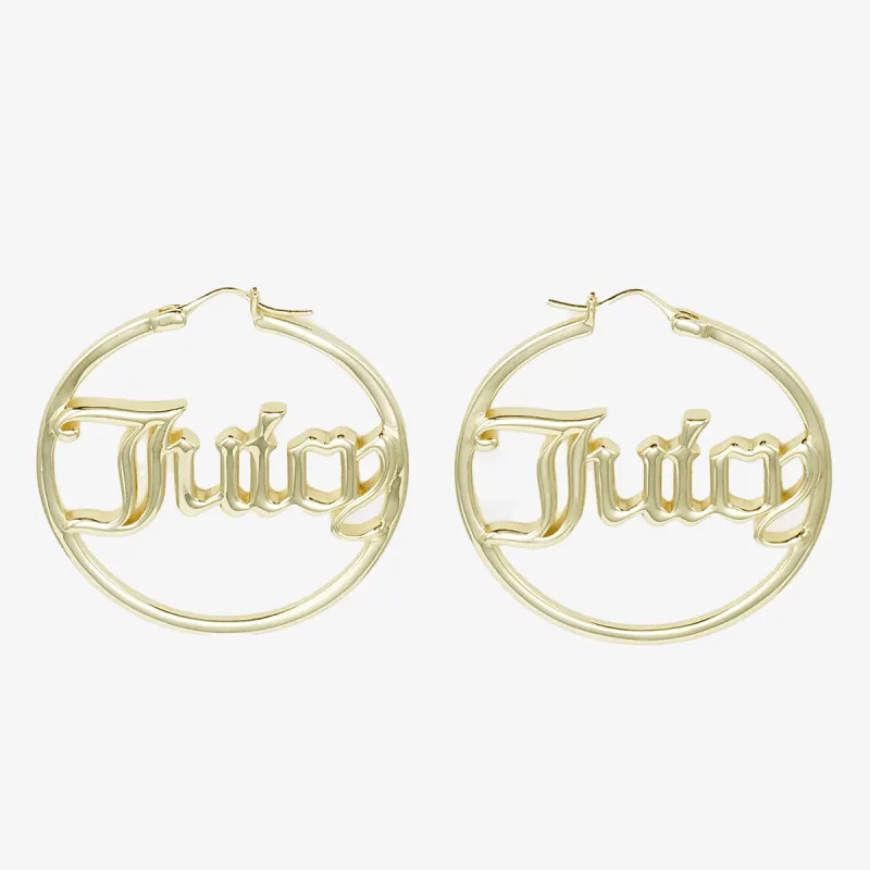 JUICY COUTURE HOOP EARRINGS 