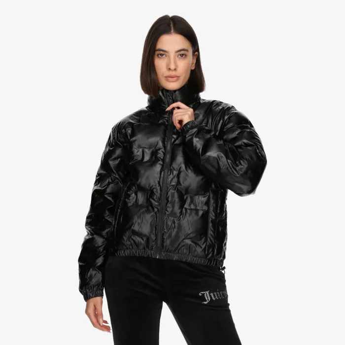JUICY COUTURE MADELINE DEBOSSED PUFFER JACKET 