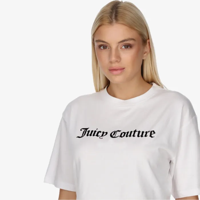 JUICY COUTURE 3D CROPPED TEE 