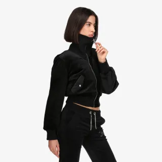 JUICY COUTURE RYDELL DIAMANTE BOMBER COAT 