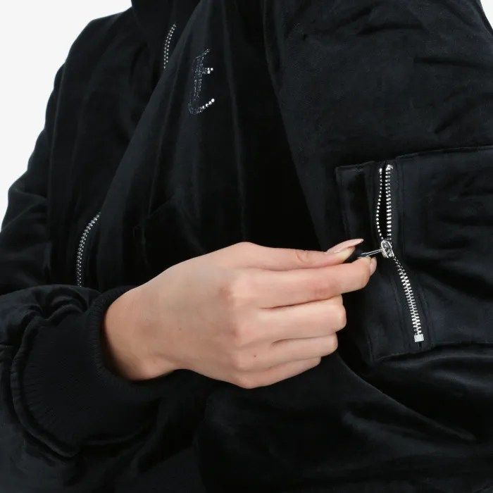 JUICY COUTURE RYDELL DIAMANTE BOMBER COAT 