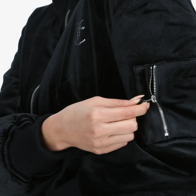 JUICY COUTURE RYDELL DIAMANTE BOMBER COAT 