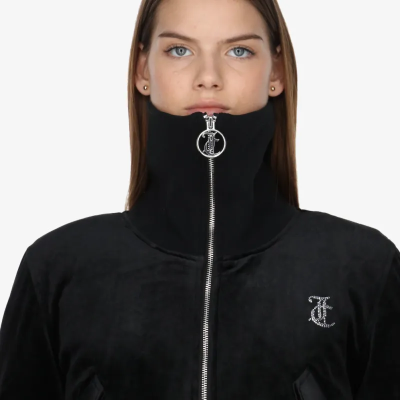 JUICY COUTURE RYDELL DIAMANTE BOMBER COAT 