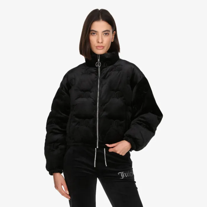 JUICY COUTURE MADELINE MONO PUFFA JACKET 