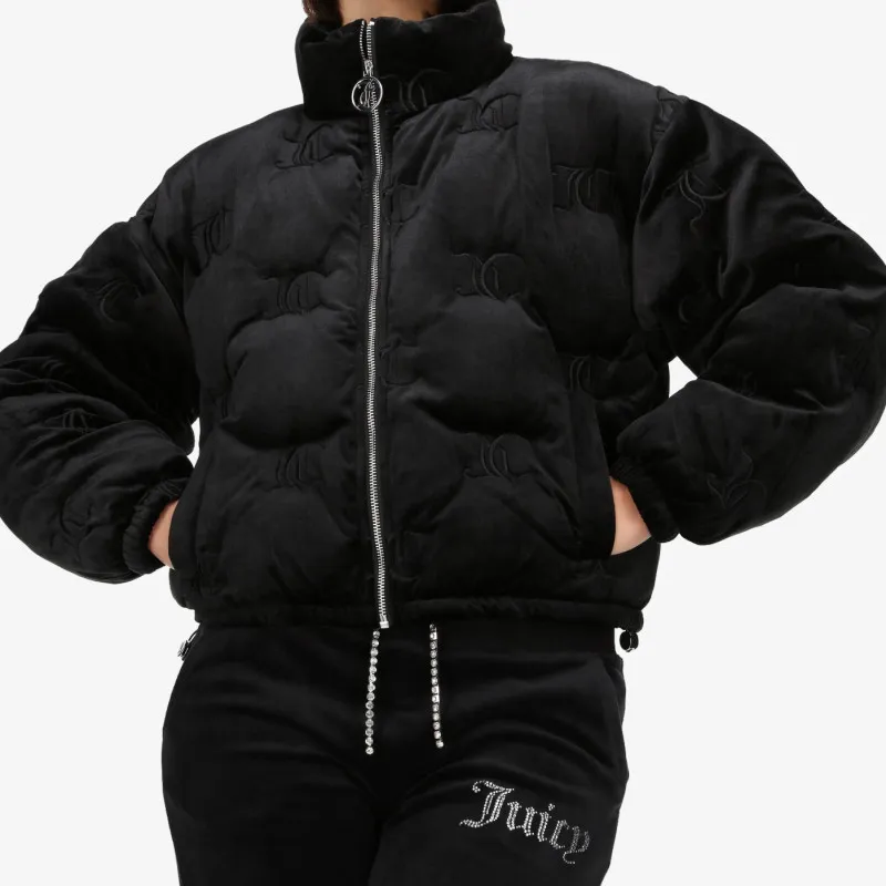 JUICY COUTURE MADELINE MONO PUFFA JACKET 