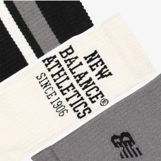 NEW BALANCE Active Graphic Crew Socks 3 Pack 