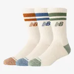 NEW BALANCE Active Lifestyle Striped Crew Socks 3 Pa 
